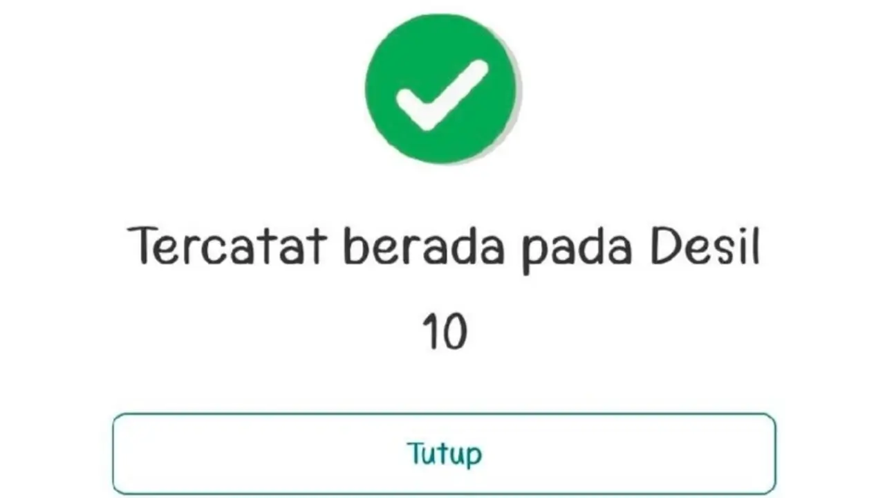 Cara Mengetahui Desil Kita 2026 Lewat HP versi Kemensos dan BPS