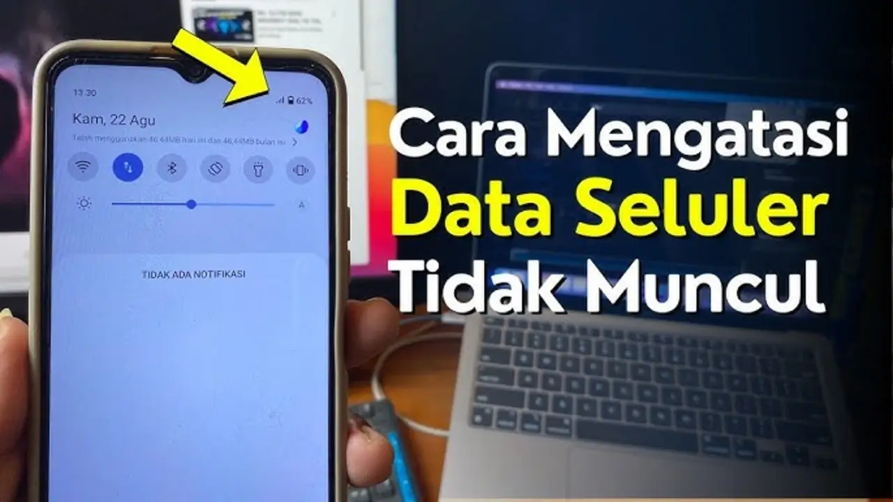 cara mengatasi data seluler tidak muncul
