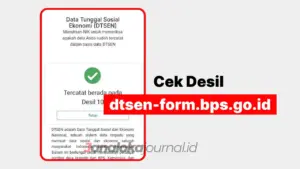 Cara Cek Desil di dtsen-form.bps.go.id 2026 dan Cara Memperbarui