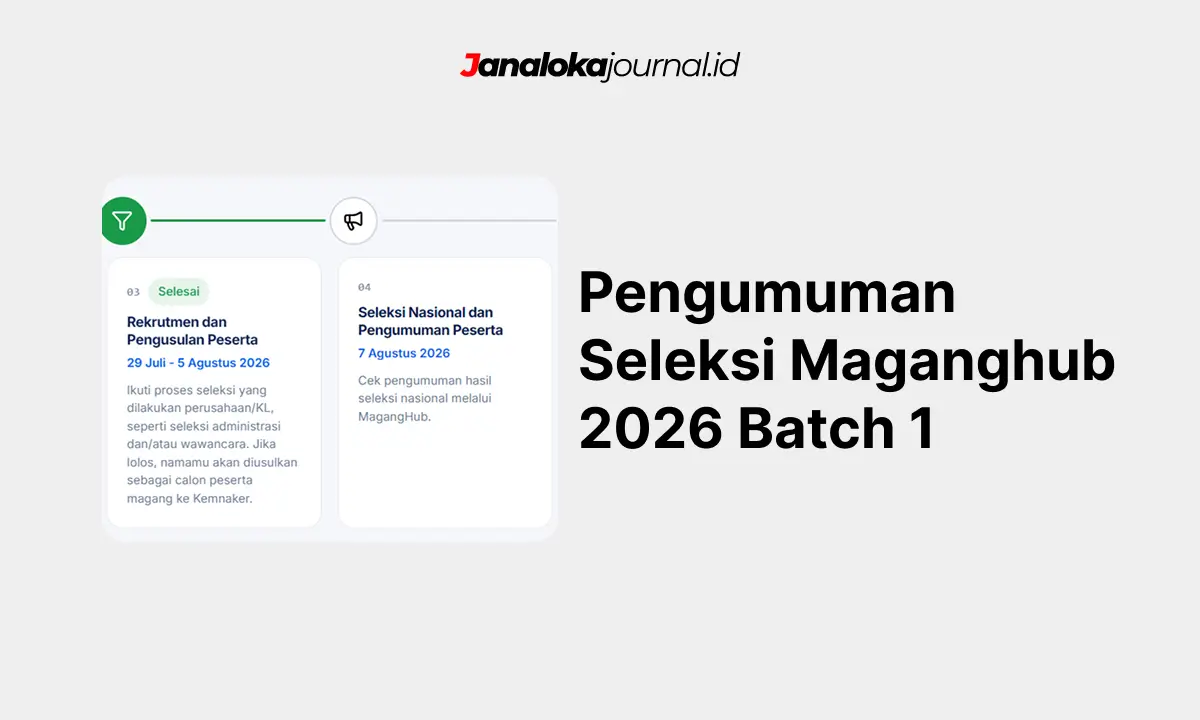 Link Pengumuman Seleksi Maganghub 2026 Batch 1