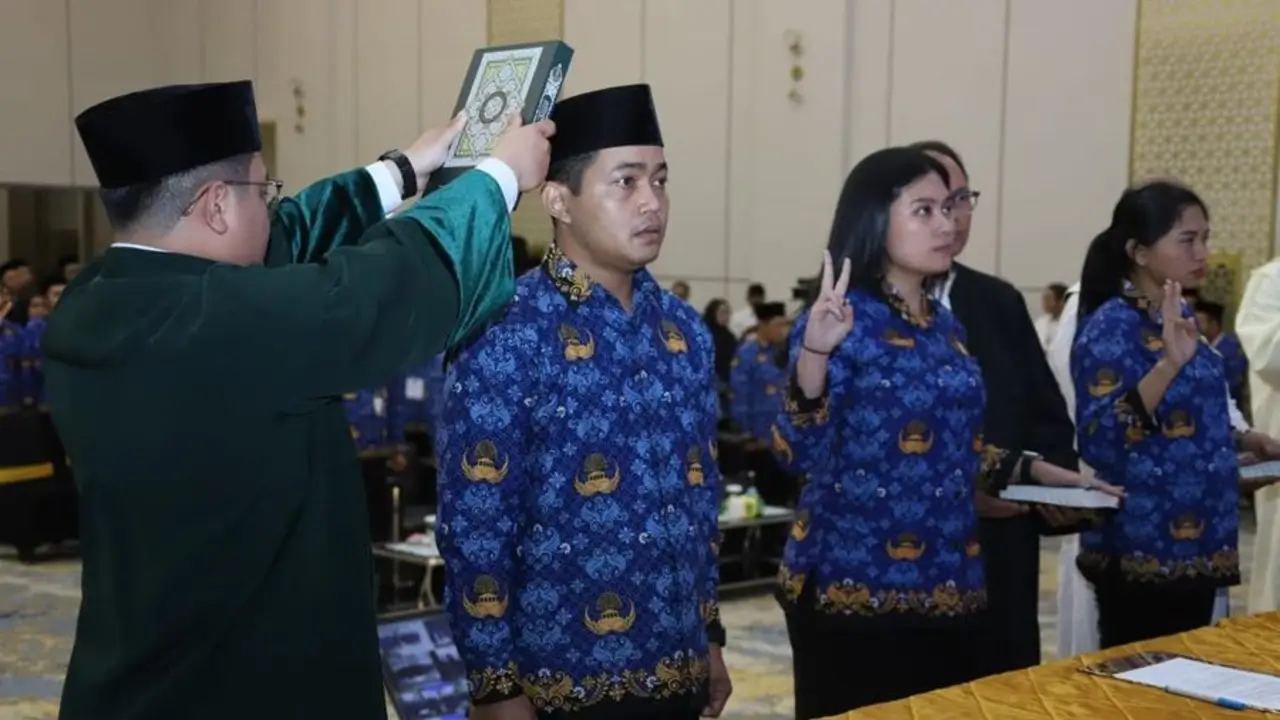 Sumpah PPPK Paruh Waktu Menjadi Penuh Waktu