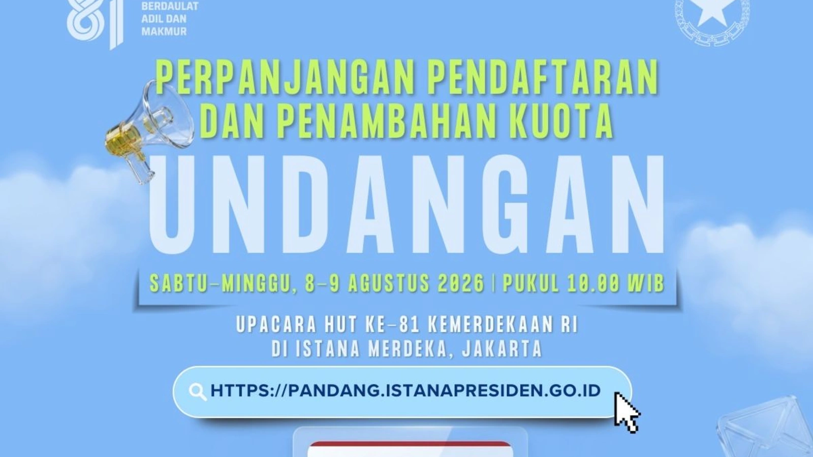 War Tiket Diperpanjang hingga 8-9 Agustus