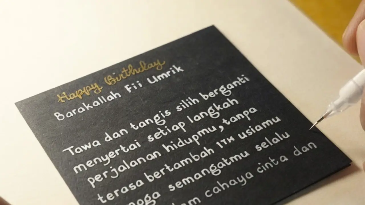 Ucapan Selamat Ulang Tahun Islami